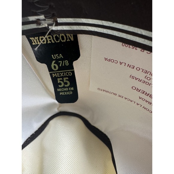 Morcon 300X Oklahoma Straw Cowboy Hat Natural Size 7‎ 3/8